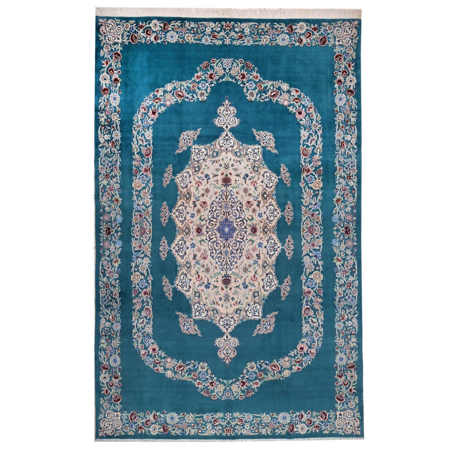 Tappeto Tabriz 50 Raj 379 X 235 cm