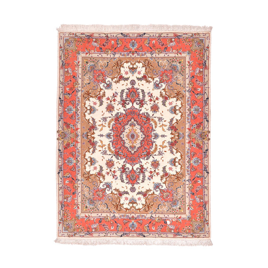 Tappeto Tabriz 60 Raj trama seta 205 x 151 cm