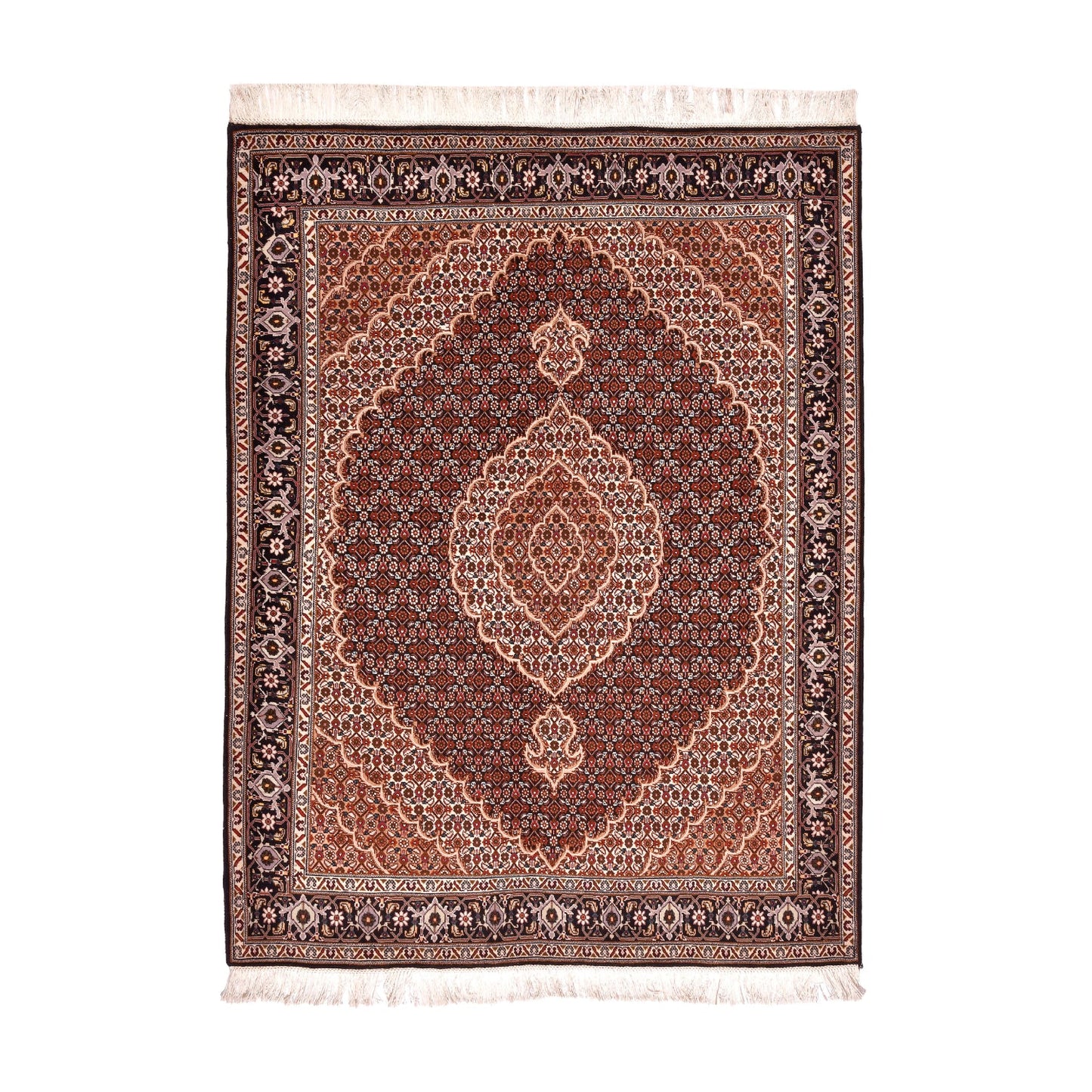 Tappeto Tabriz 40 Raj disegno Mahi 202 X 154 cm