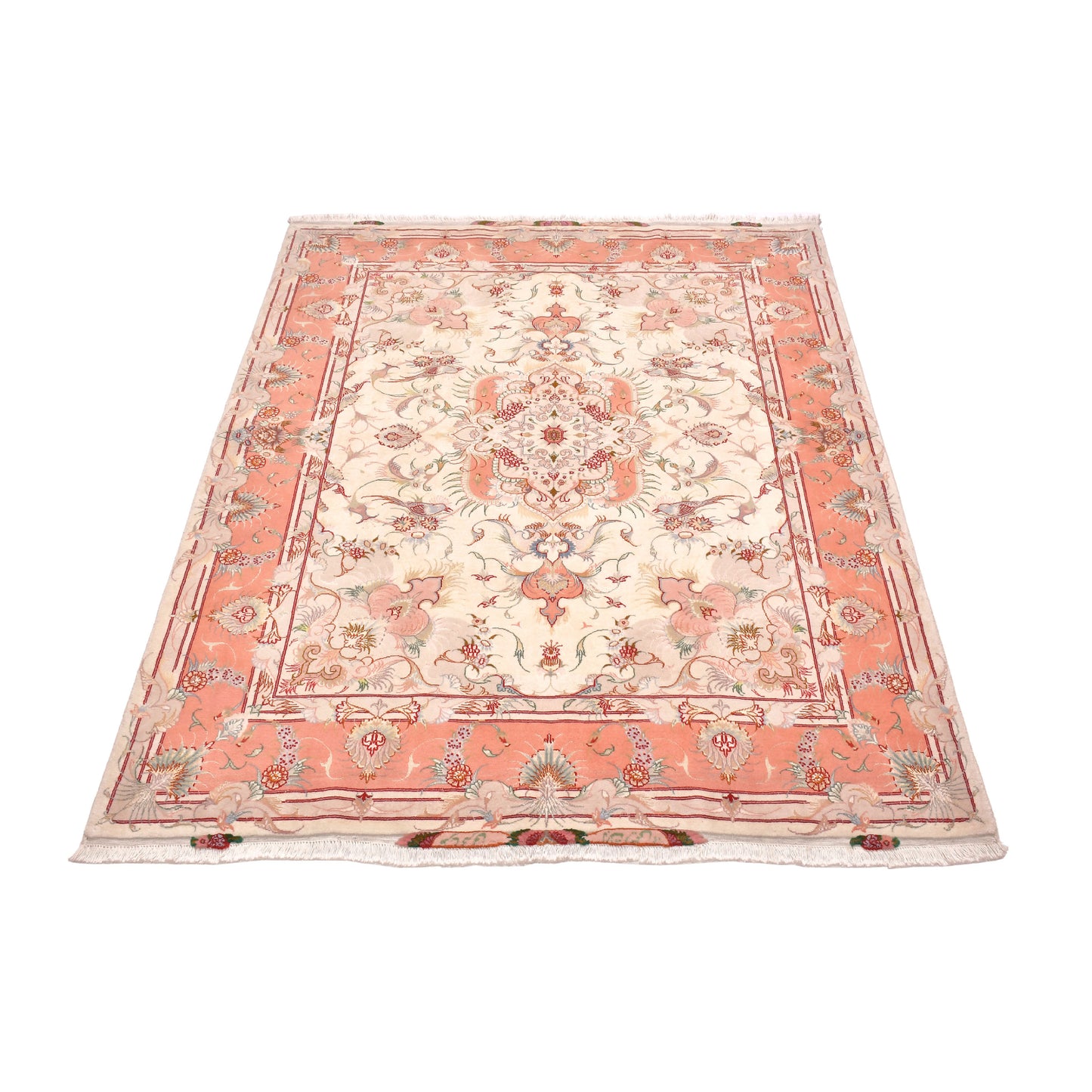 Tappeto Tabriz 50 Raj 194 X 151 Cm