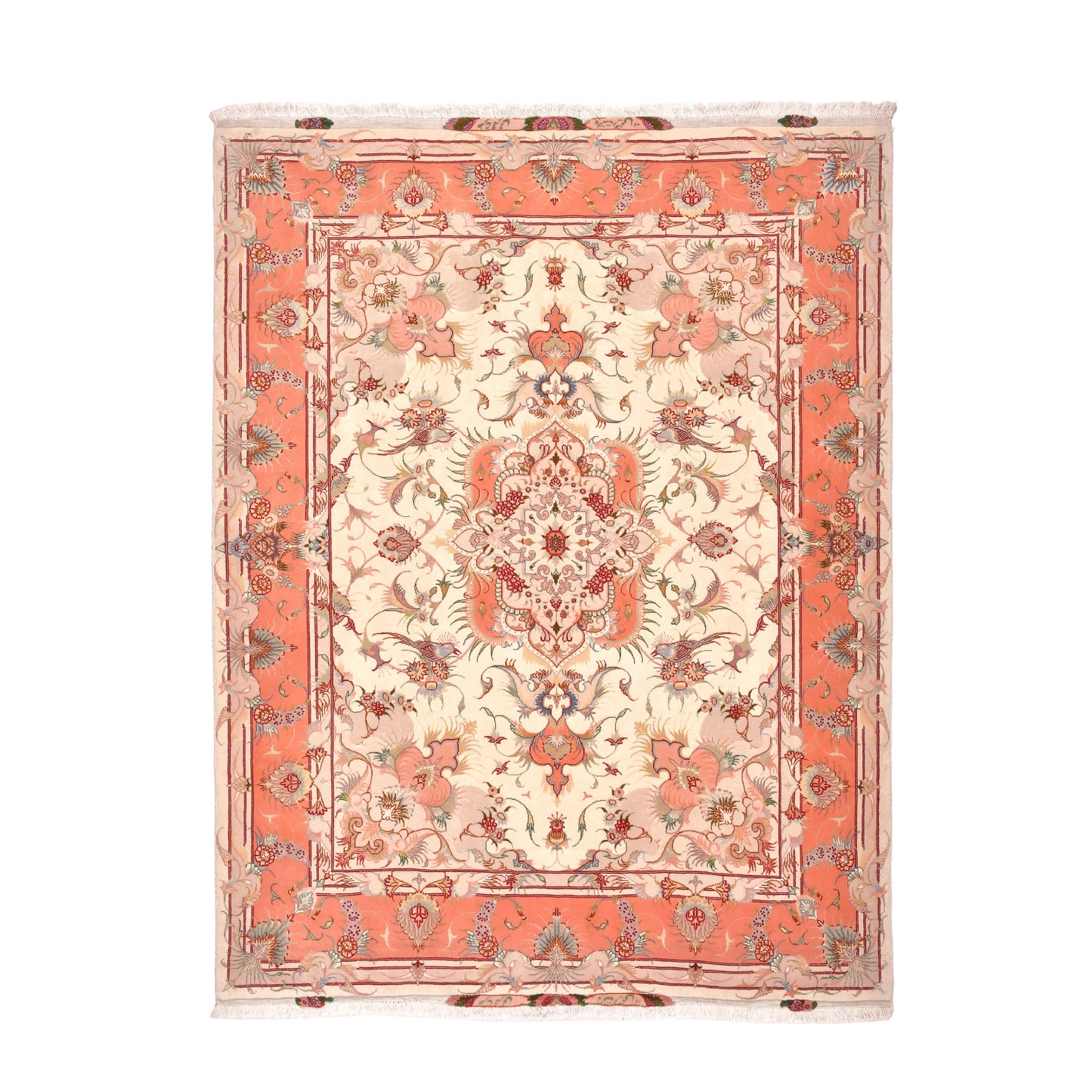 Tappeto Tabriz 50 Raj 194 X 151 Cm