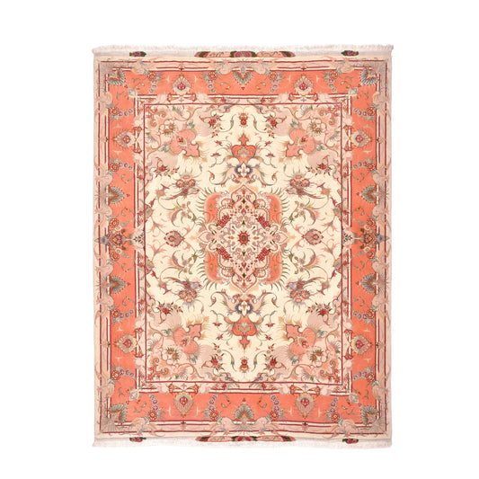 Tappeto Tabriz 50 Raj 194 X 151 Cm