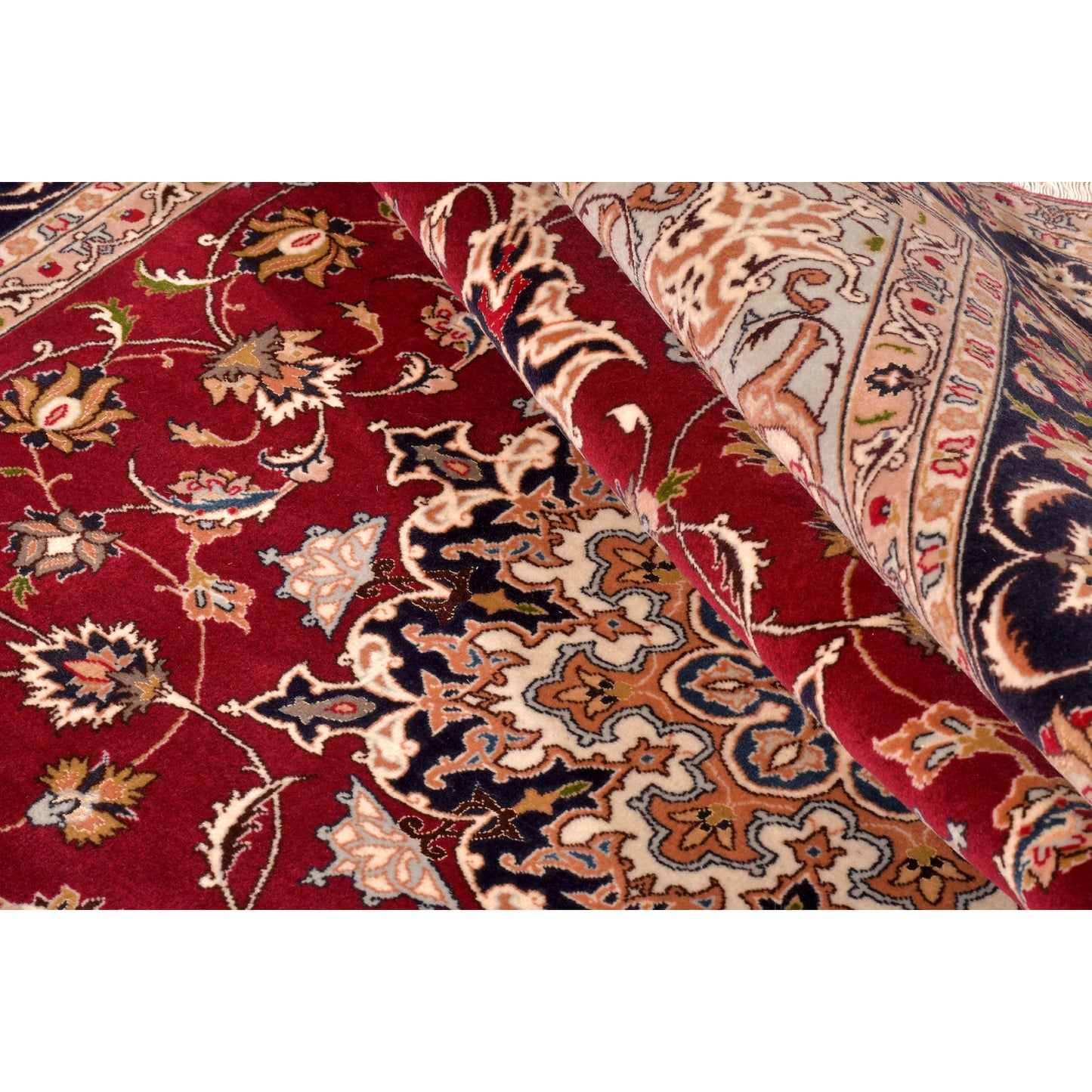 Tappeto Tabriz 50 Raj 195 X 154 Cm