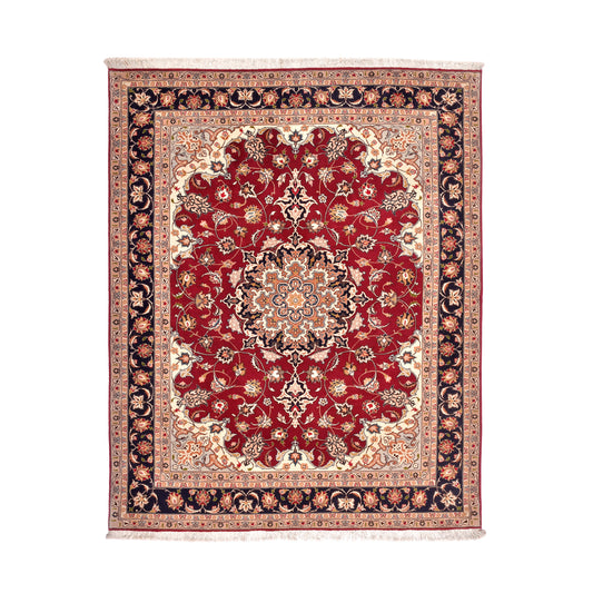 Tappeto Tabriz 50 Raj 195 X 154 Cm