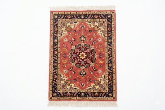 Tappeto Tabriz 50 Raj 95 x 62 Cm Patina
