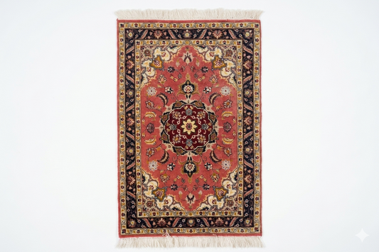 Tappeto Tabriz 50 Raj 94 x 61 Cm Patina