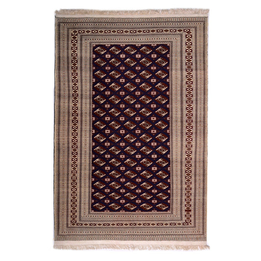 Tappeto Turkeman Trama Seta 290 x 194 cm