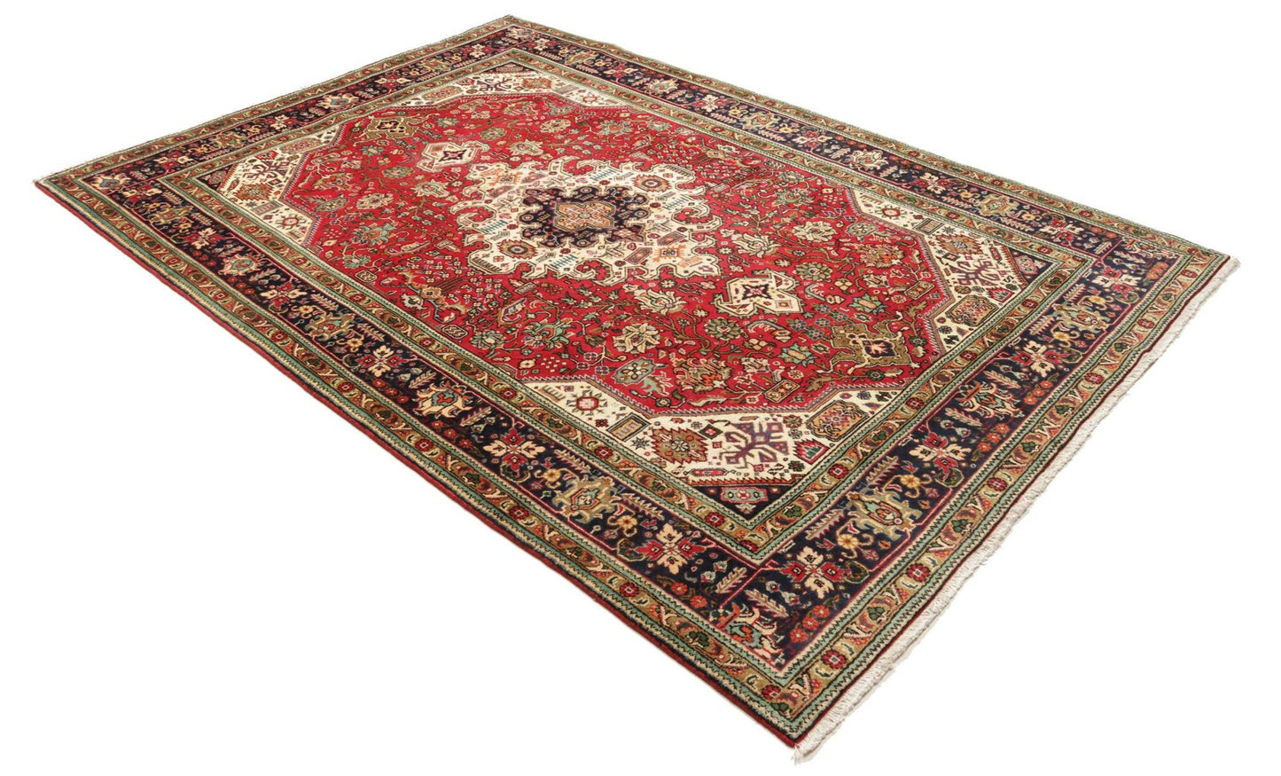 Tappeto Tabriz 30 Raj 290 X 203 CM