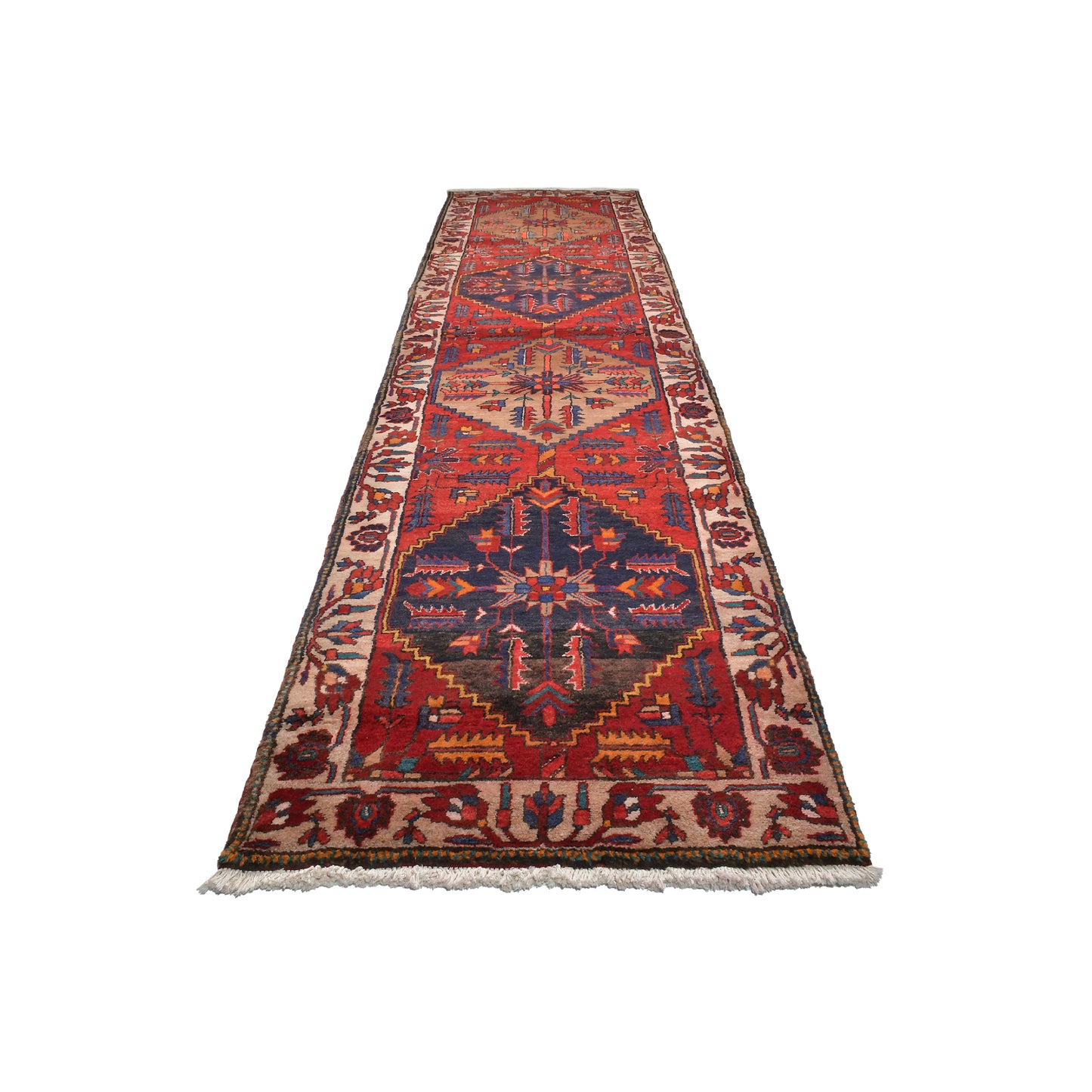 Tappeto Afshari 422 X 100 Cm