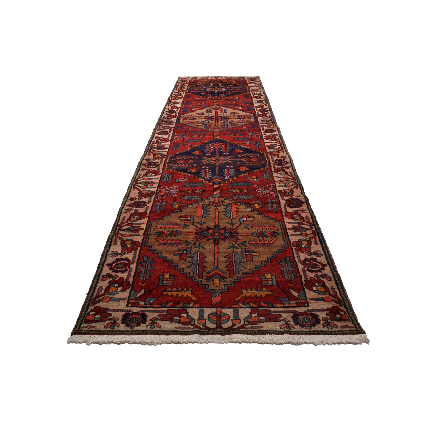 Tappeto Afshari 422 X 100 Cm