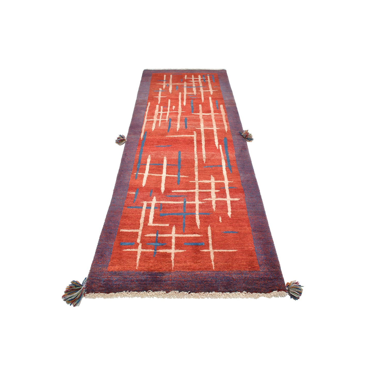Tappeto Gabbeh Kashkuli 252 X 80 cm