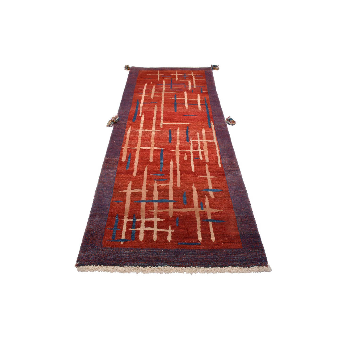 Tappeto Gabbeh Kashkuli 252 X 80 cm