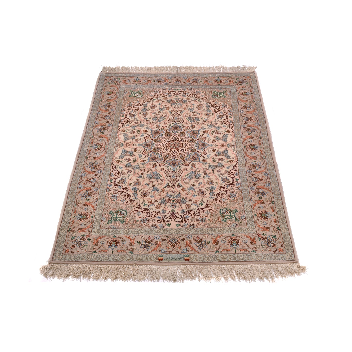 Tappeto Isfahan firmato Davari  165 X 111 cm