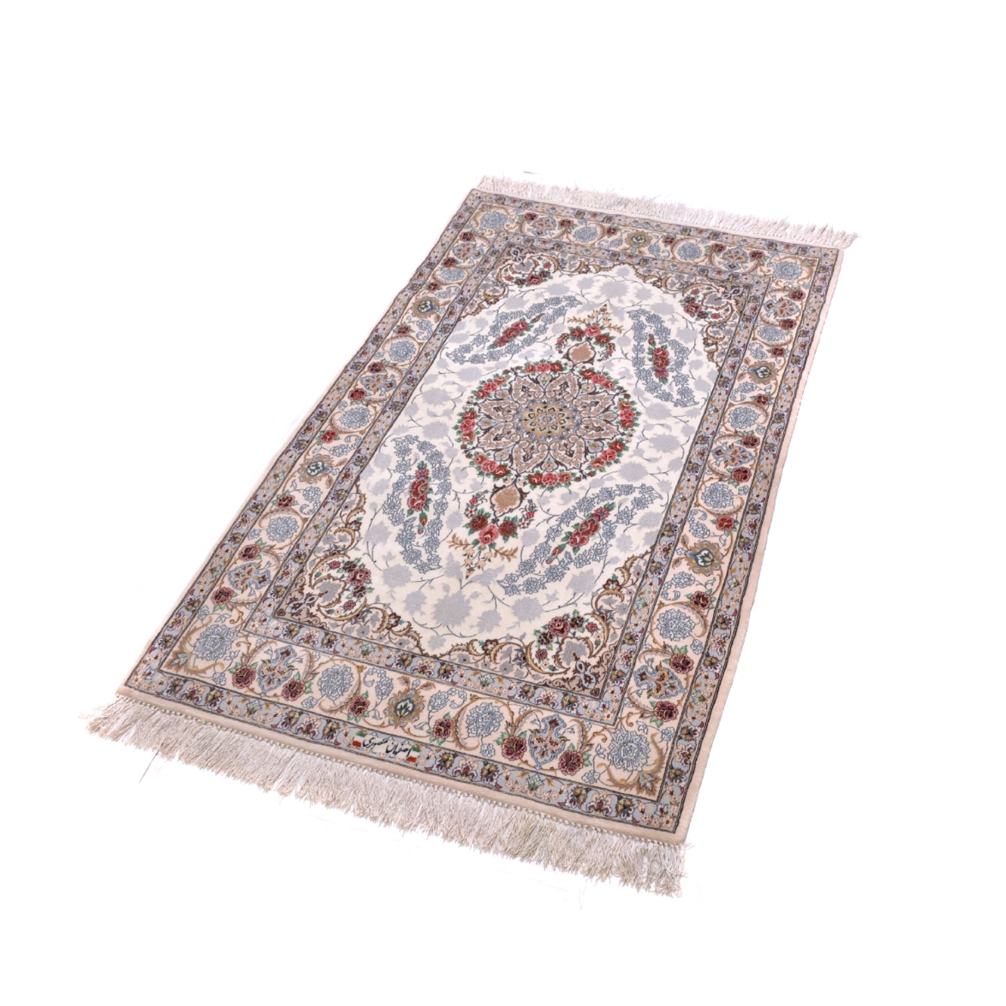 Tappeto Isfahan firmato Mansuri 180 X 111 cm