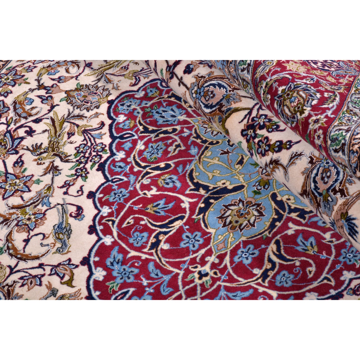 Tappeto Isfahan seirafian originale 231 X 148 cm