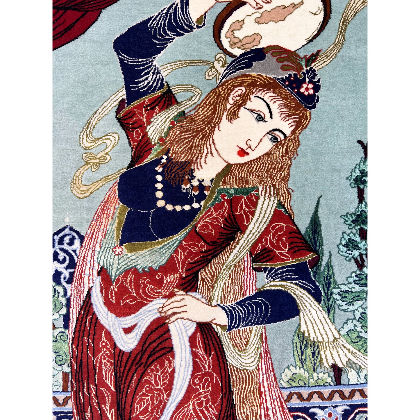 Tappeto Isfahan Figurativo 128 x 83 cm