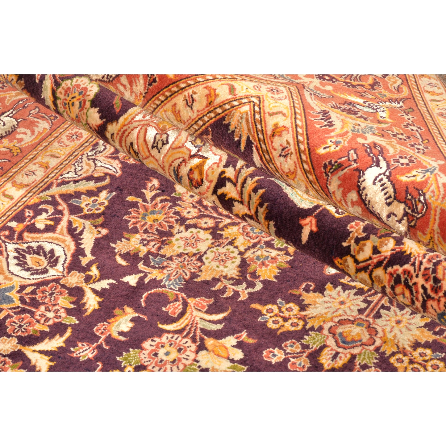 Tappeto Kashan 226 x 143 Cm