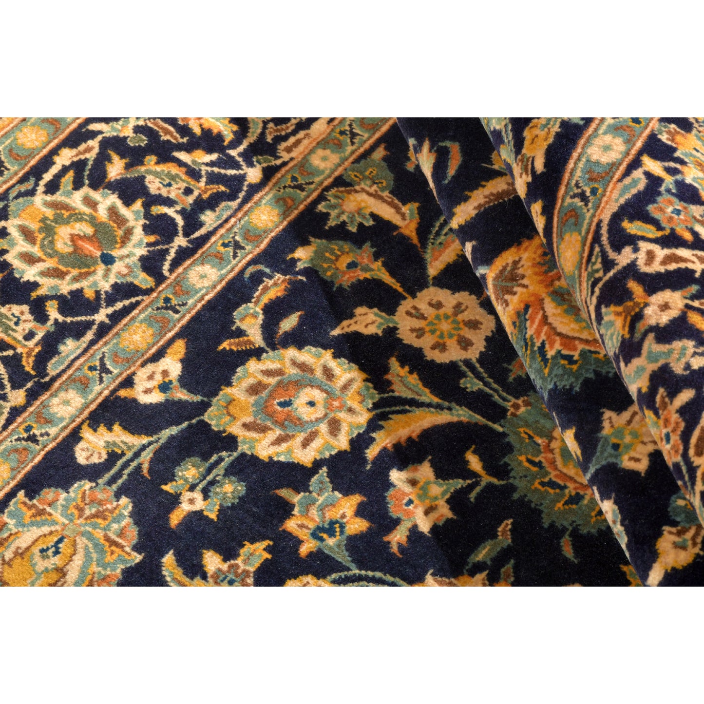 Tappeto Kashan 218 x 130 Cm