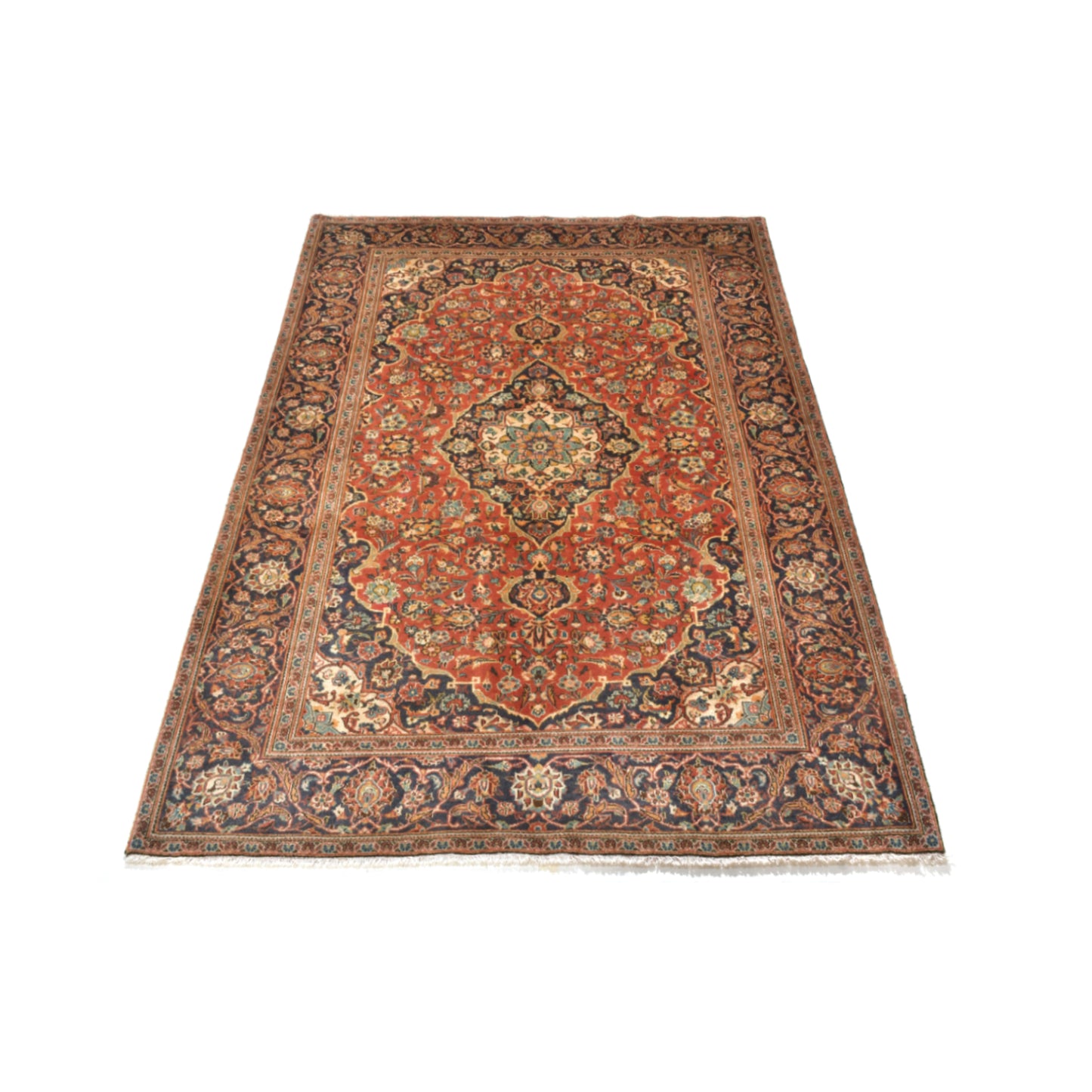 Tappeto Kashan Vecchio 221 x 136 cm