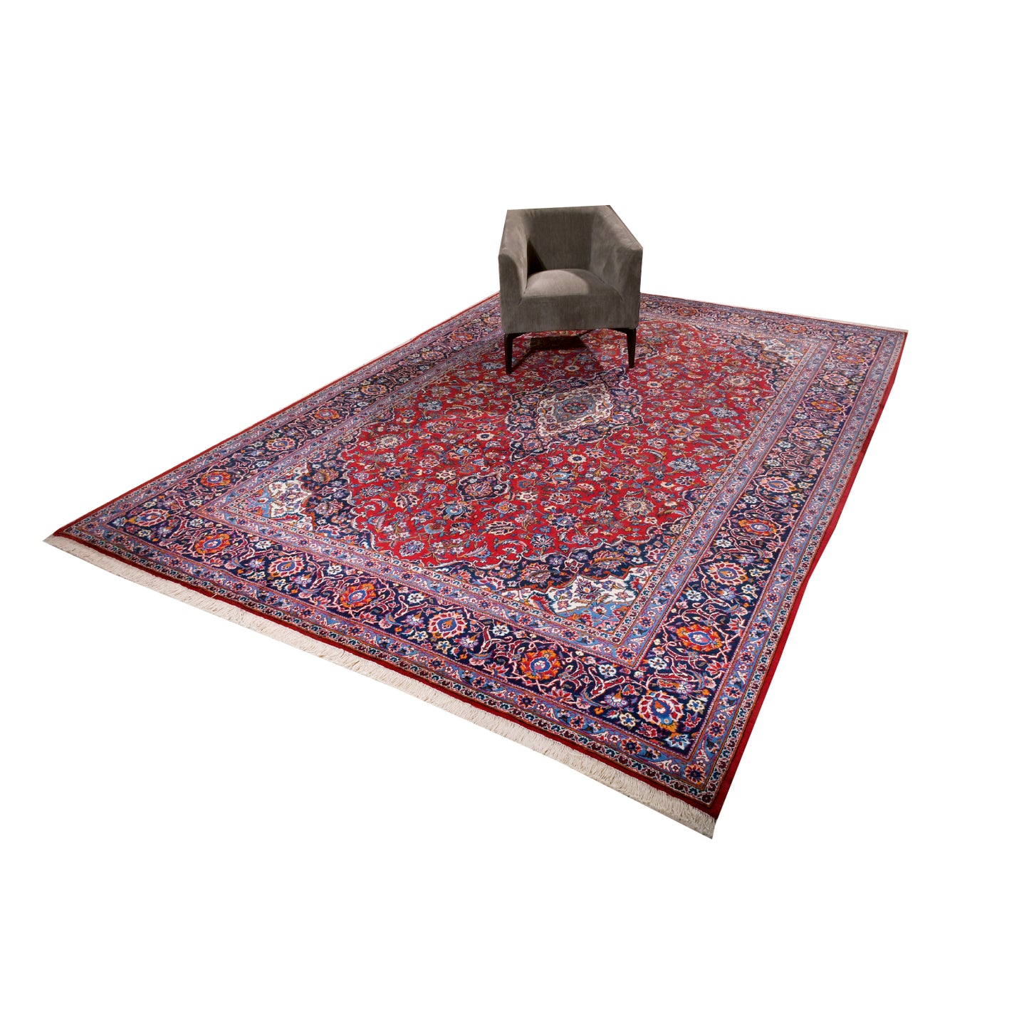 Tappeto Kashan 383 X 272 Cm