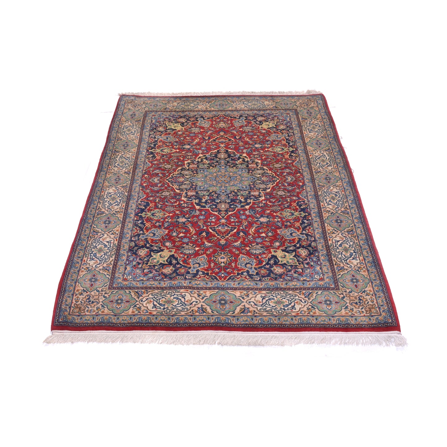 Tappeto Kashan 214 x 145 Cm
