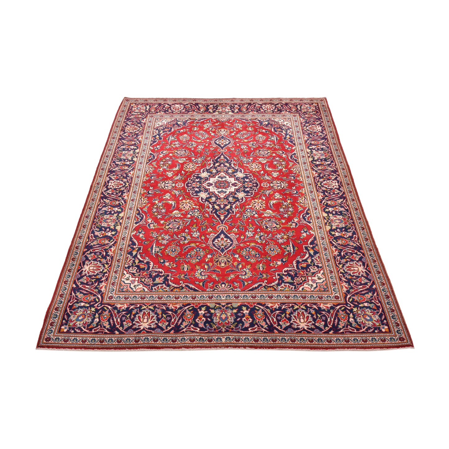 Tappeto Kashan Vecchio 217 X 140  Cm