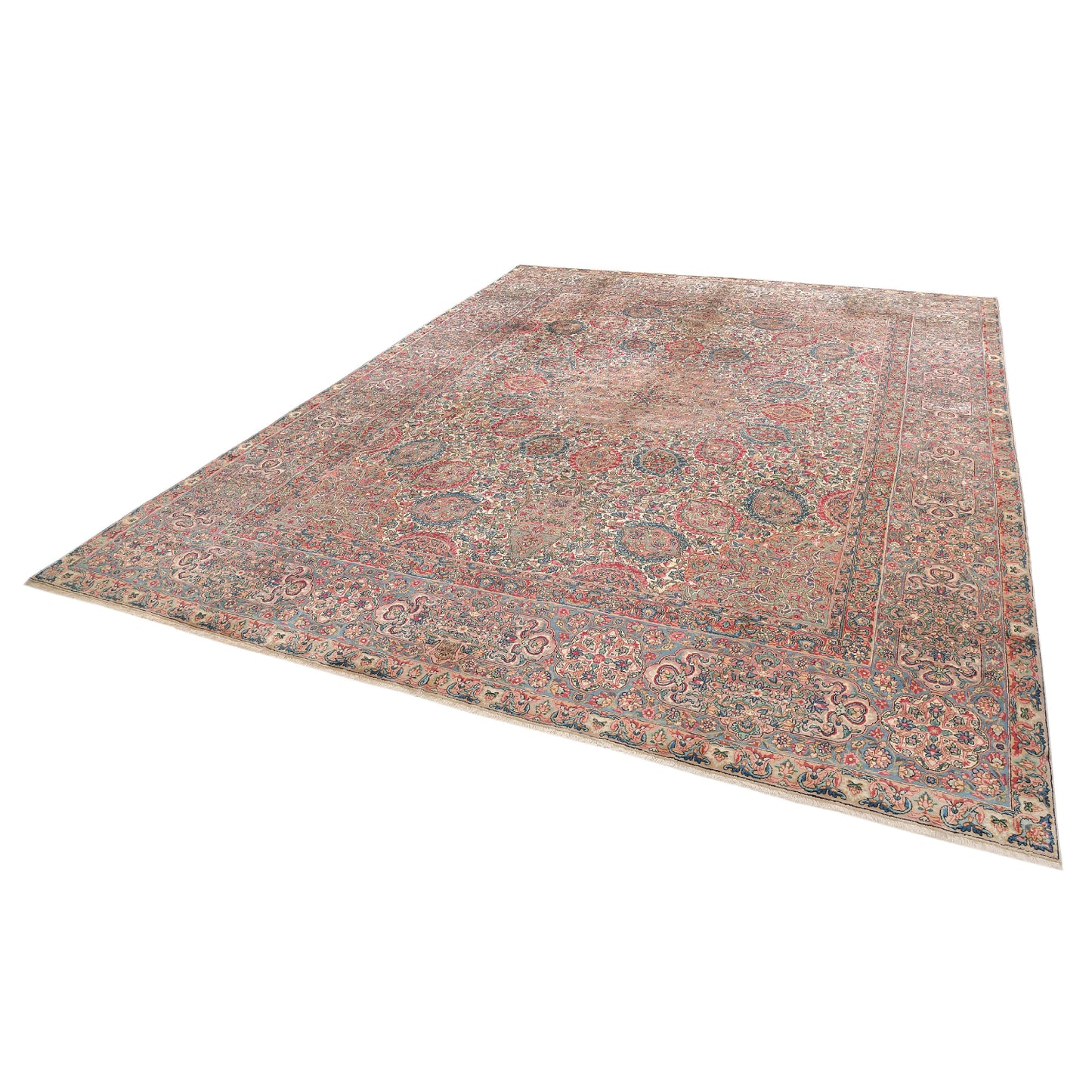 Tappeto Kerman Antico 444 x 350 Cm