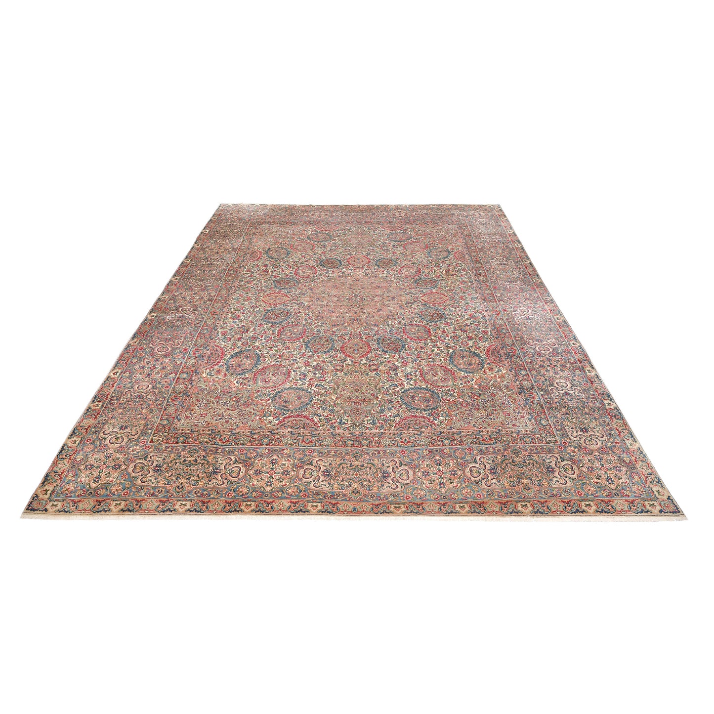 Tappeto Kerman Antico 444 x 350 Cm