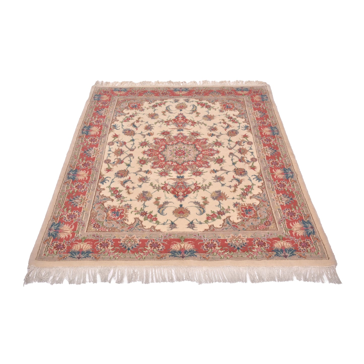 Tappeto Mashad Tabriz Design 194 X 151  cm