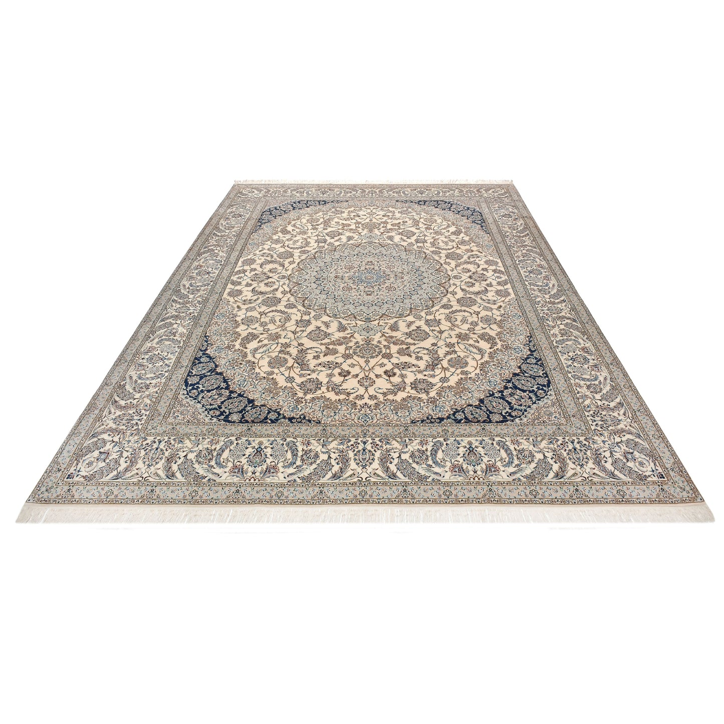 Tappeto Nain extrafine 4 Fili Firmato Mohammadi 367 X 266 cm