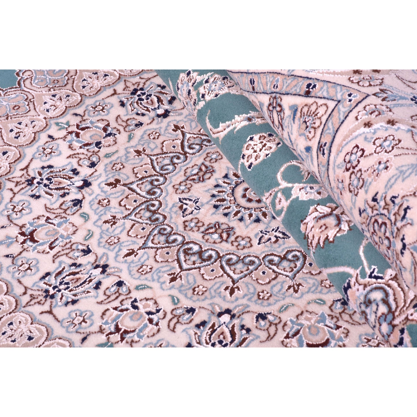 Tappeto Nain 6 Fili Firmato Habibian 272 x 210 cm