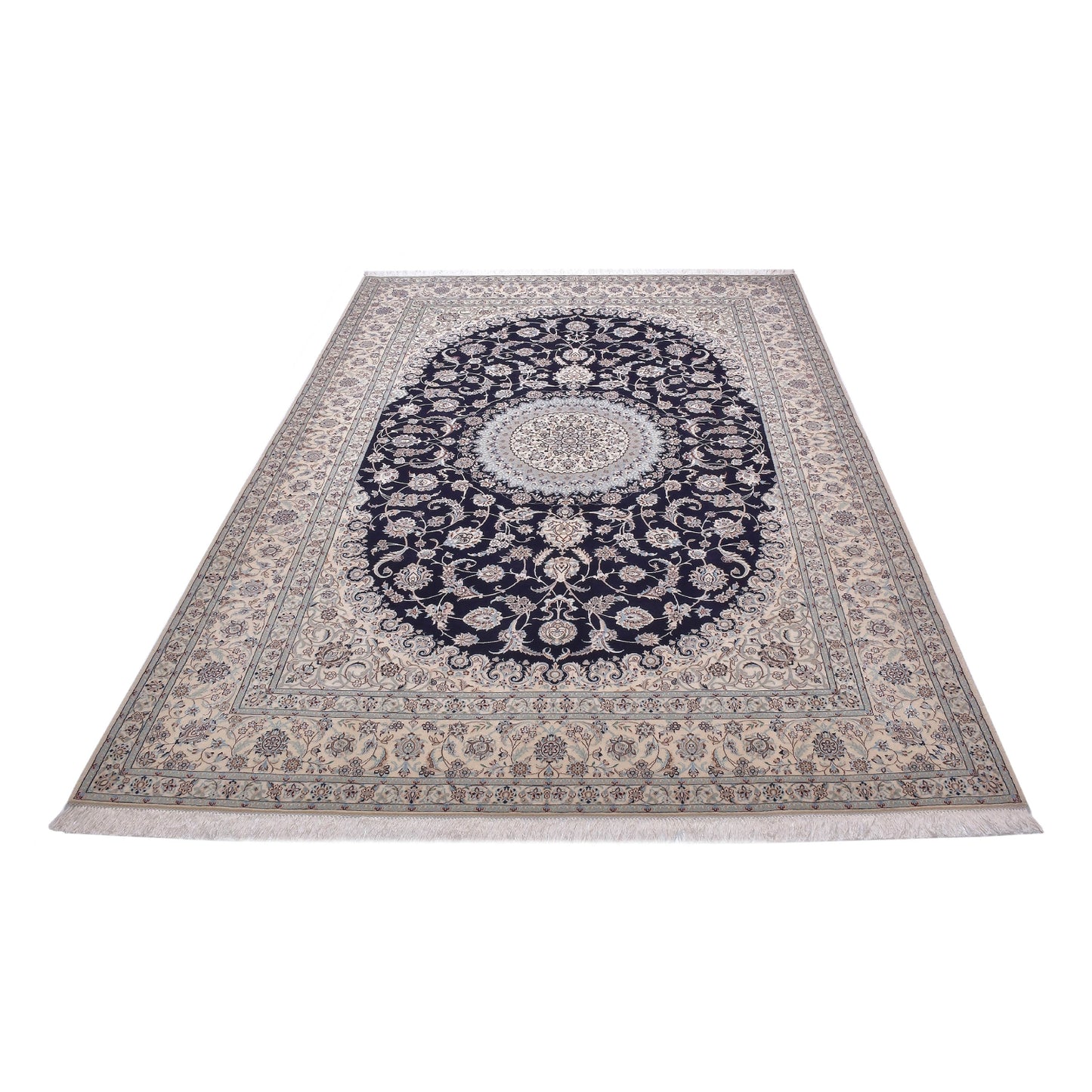 Tappeto Nain 6 Fili Firmato Habibian 311 x 208 cm