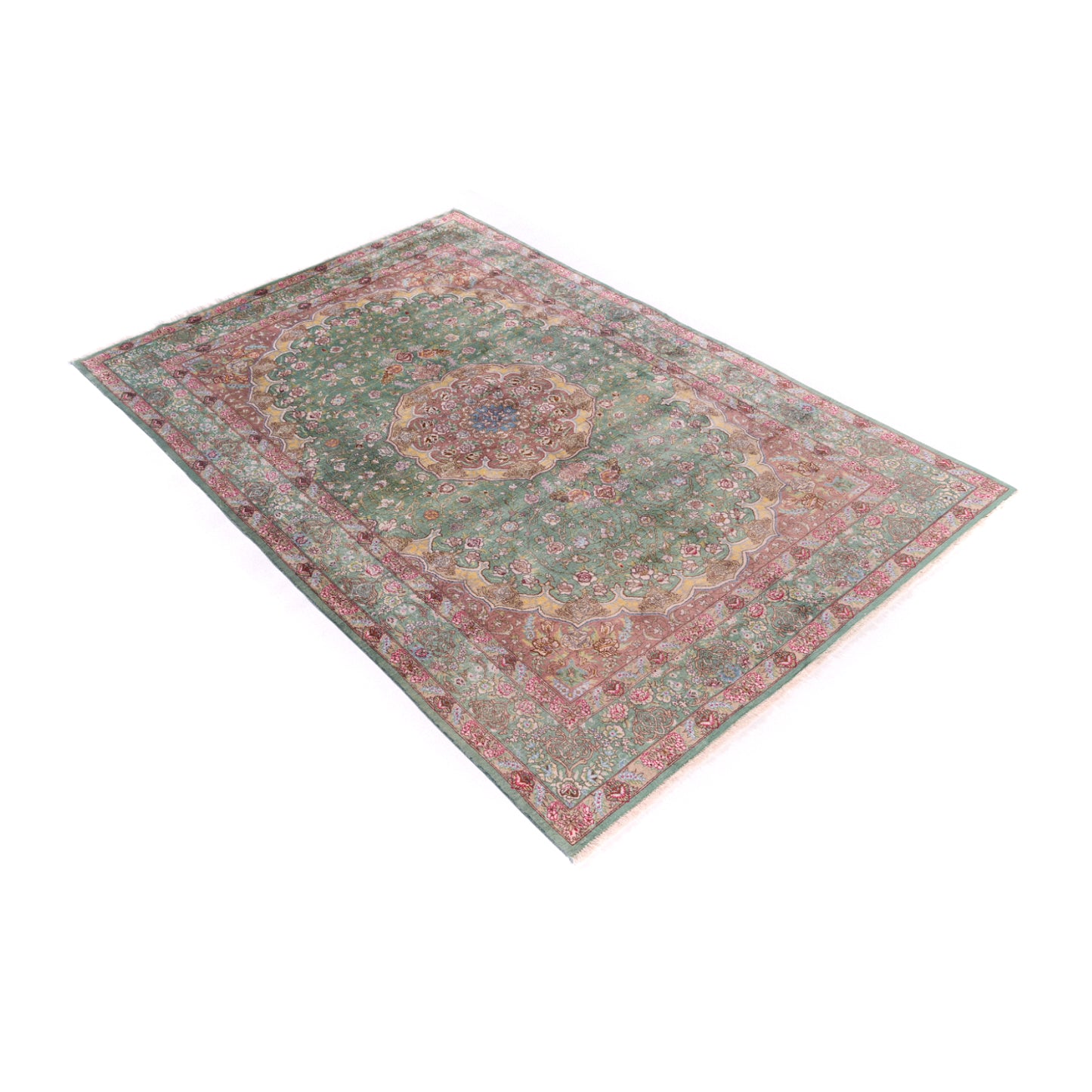 Tappeto Qum Seta 190 X 130 CM Patina