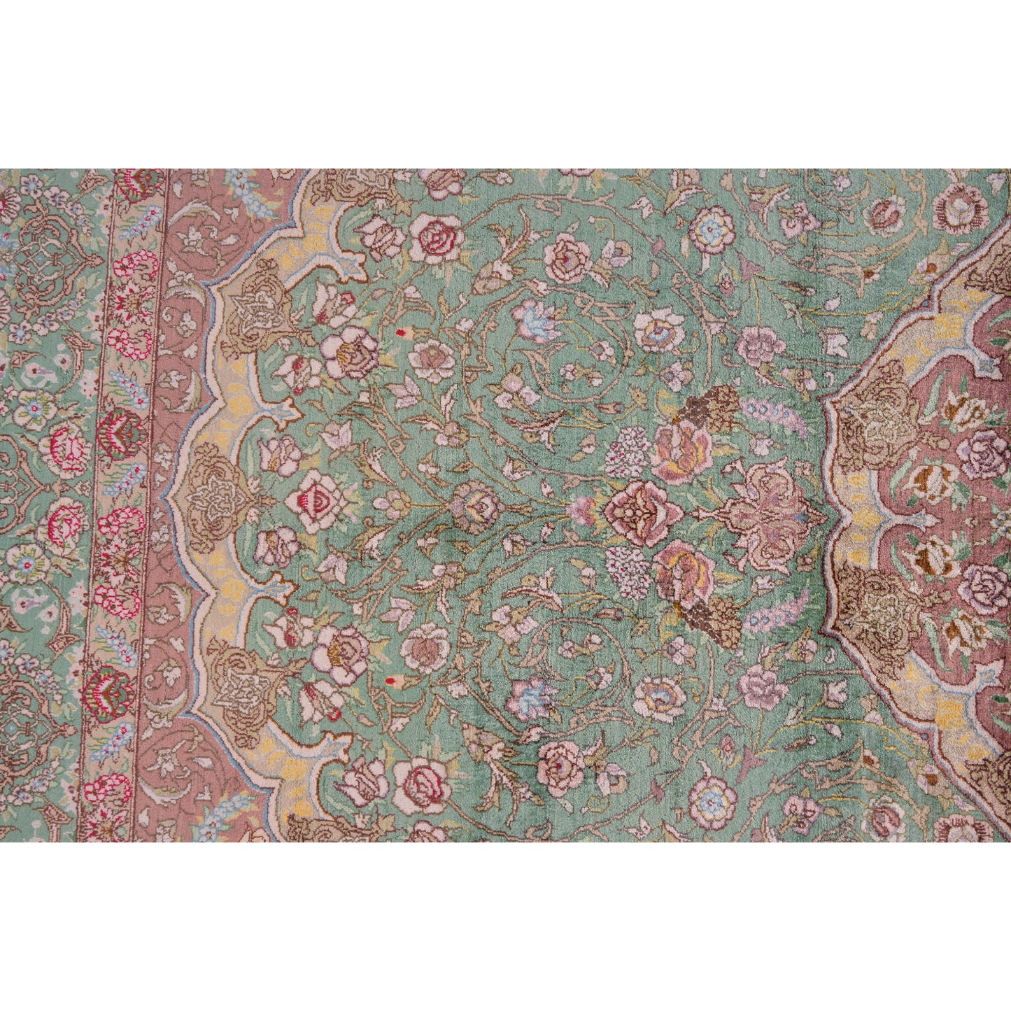 Tappeto Qum Seta 190 X 130 CM Patina