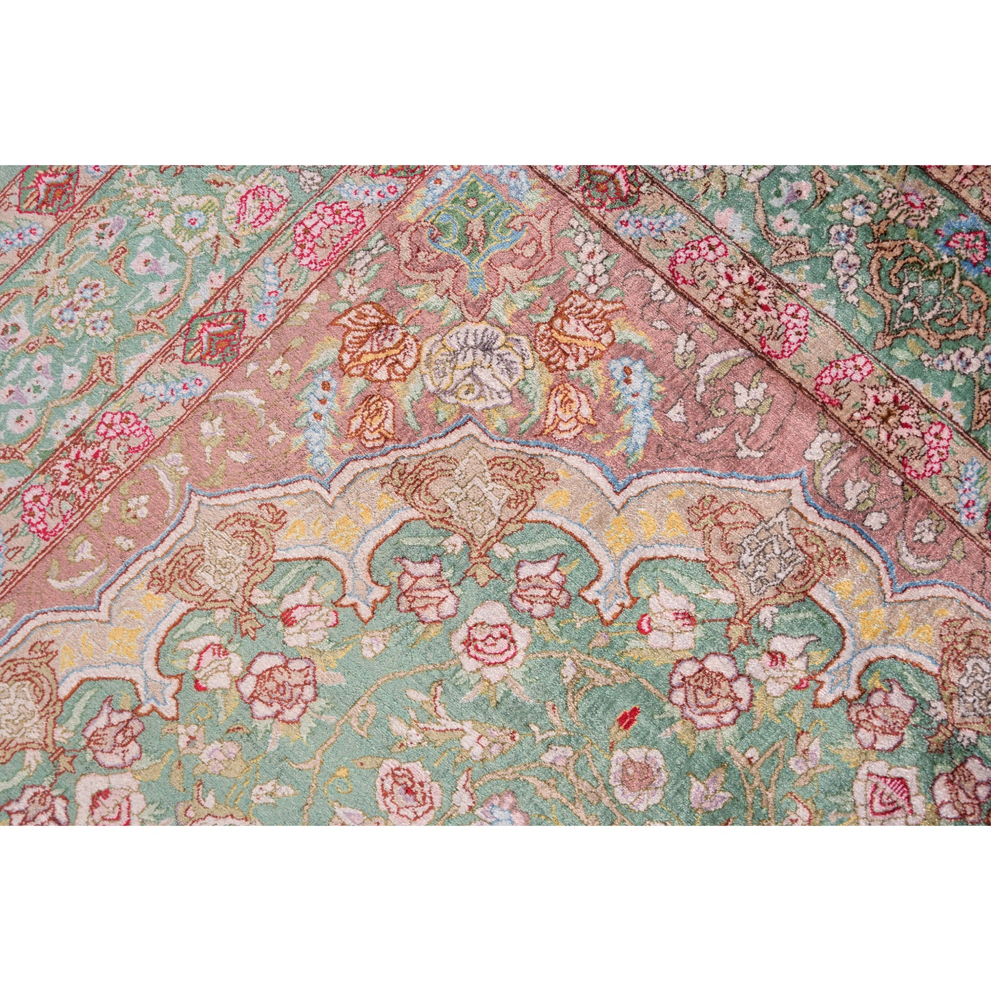 Tappeto Qum Seta 190 X 130 CM Patina