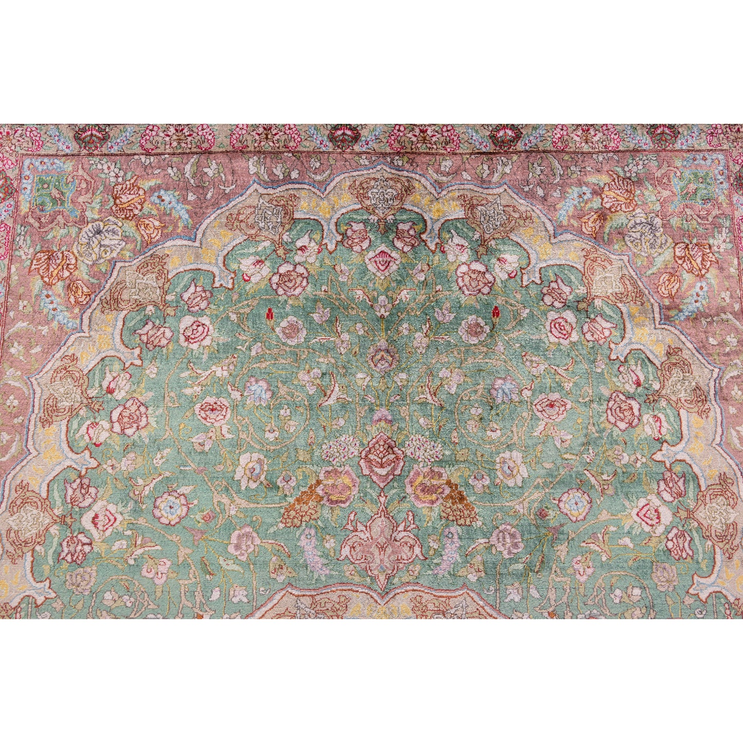 Tappeto Qum Seta 190 X 130 CM Patina