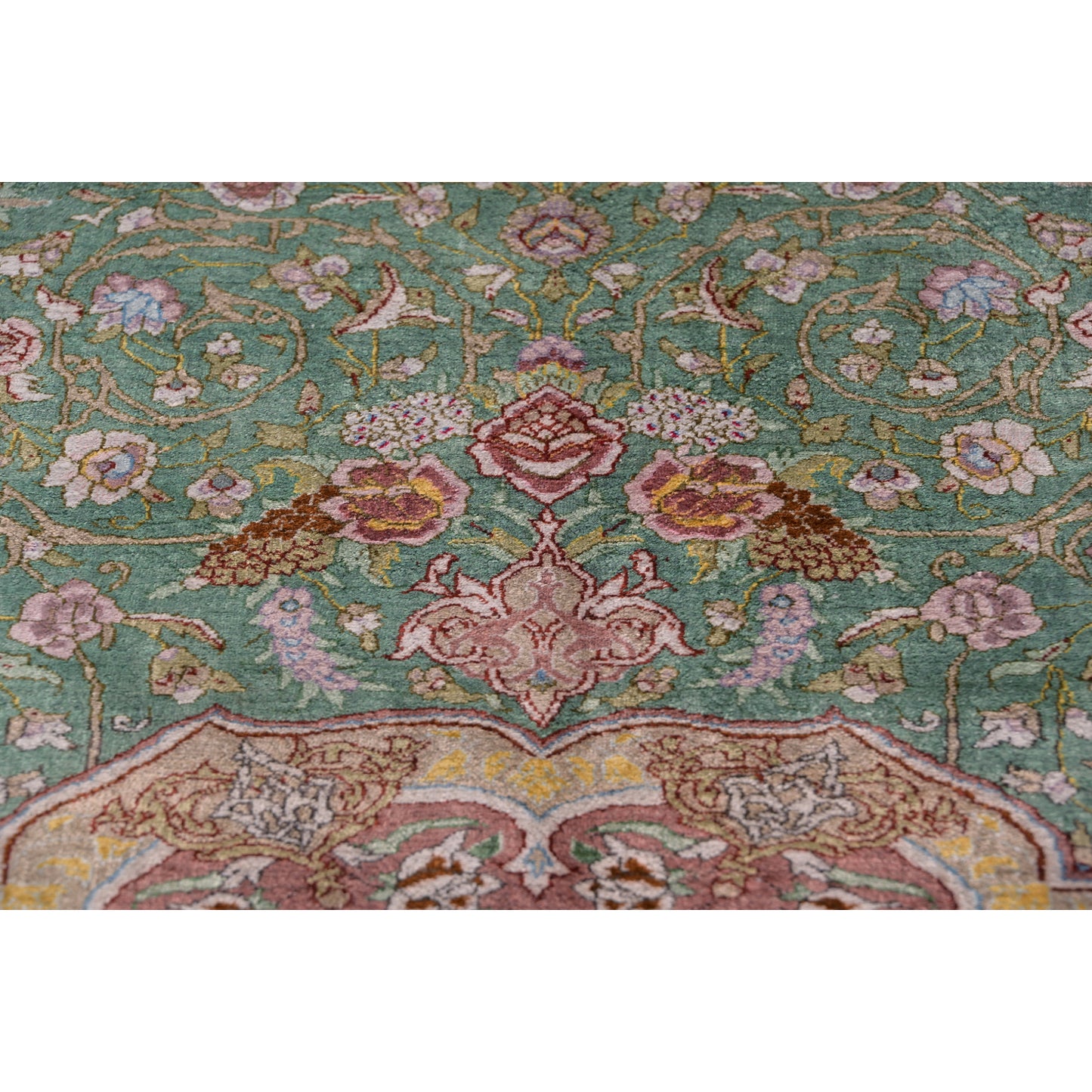 Tappeto Qum Seta 190 X 130 CM Patina