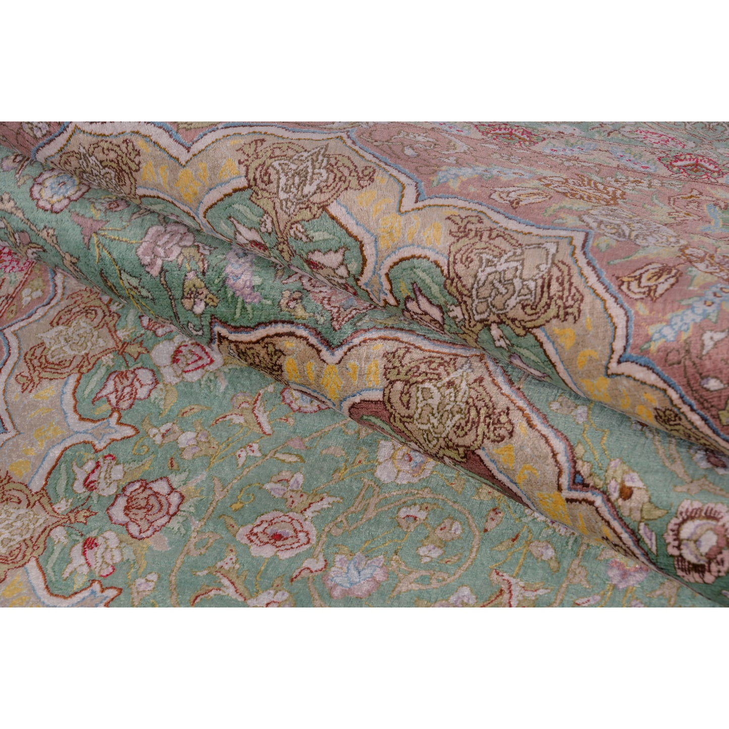 Tappeto Qum Seta 190 X 130 CM Patina
