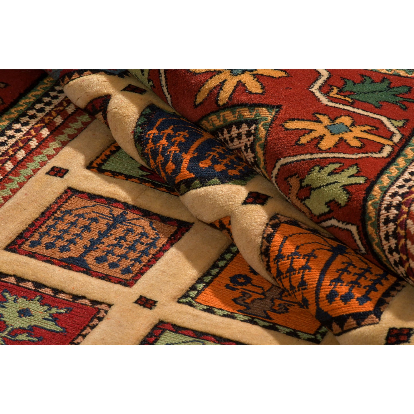 Tappeto Sirjan Rilievo 204 x 140 cm