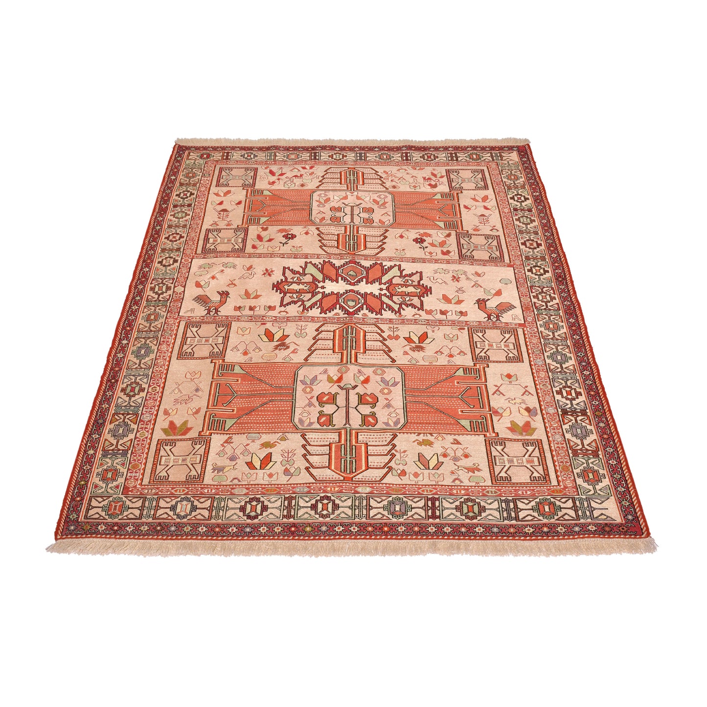 Kilim Sumak Seta 193 x 133 cm