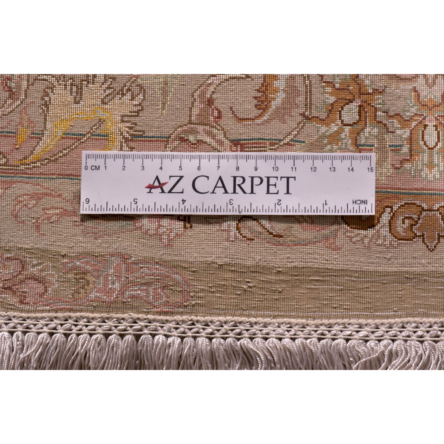 Tappeto Tabriz 80 Raj trama seta 374 X 248 cm