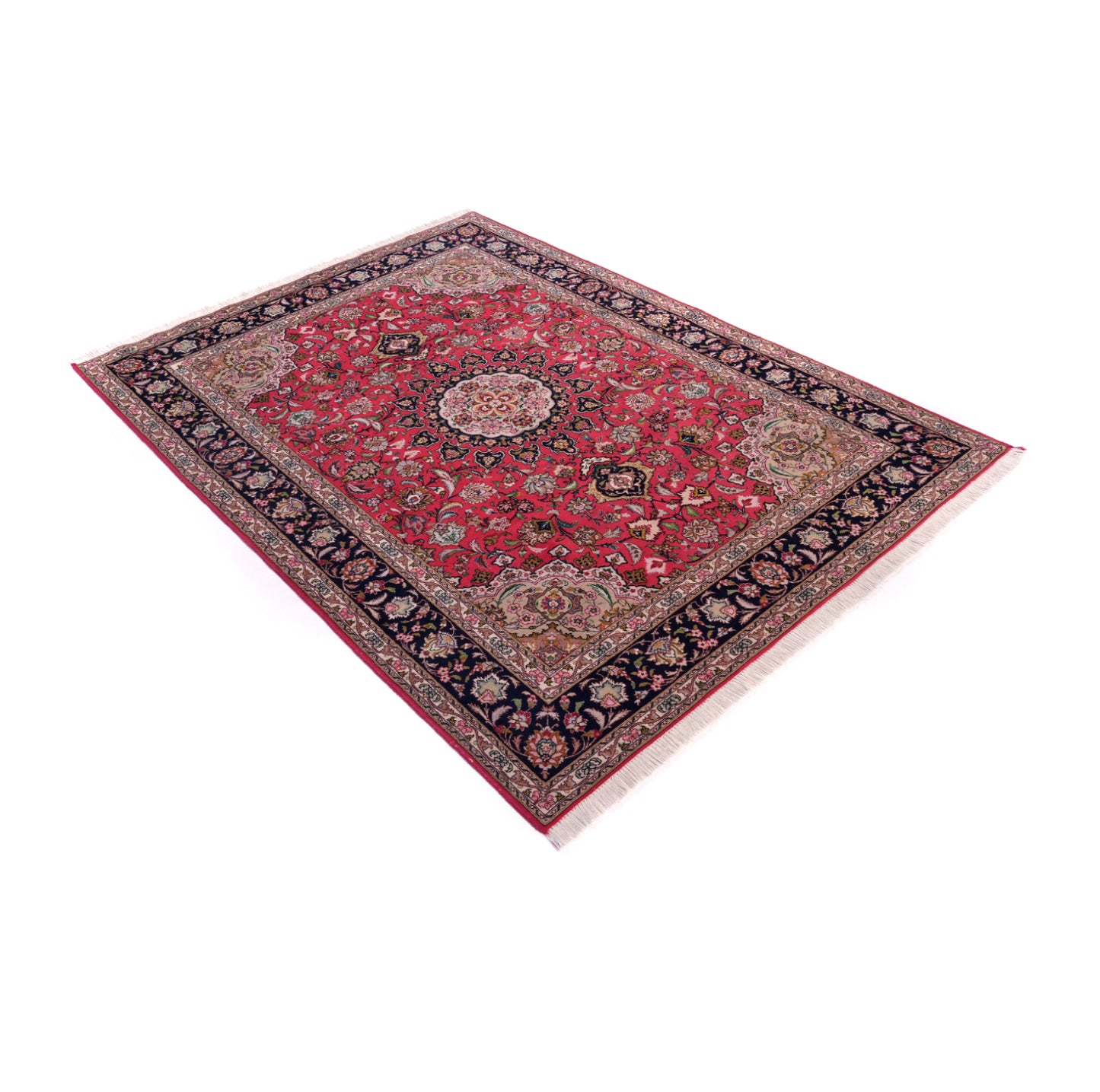 Tappeto Tabriz 50 Raj 206 X 153 CM Patina