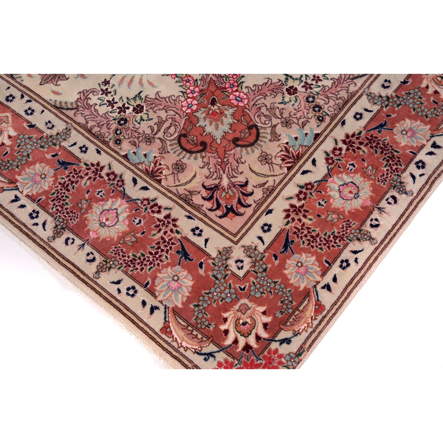 Tappeto Tabriz 50 Raj 196 X 148 CM Patina