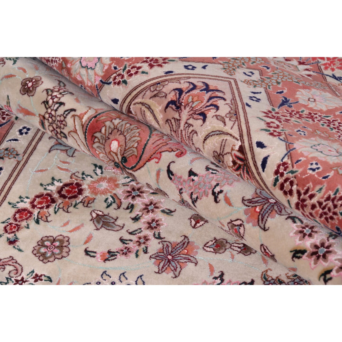 Tappeto Tabriz 50 Raj 196 X 148 CM Patina
