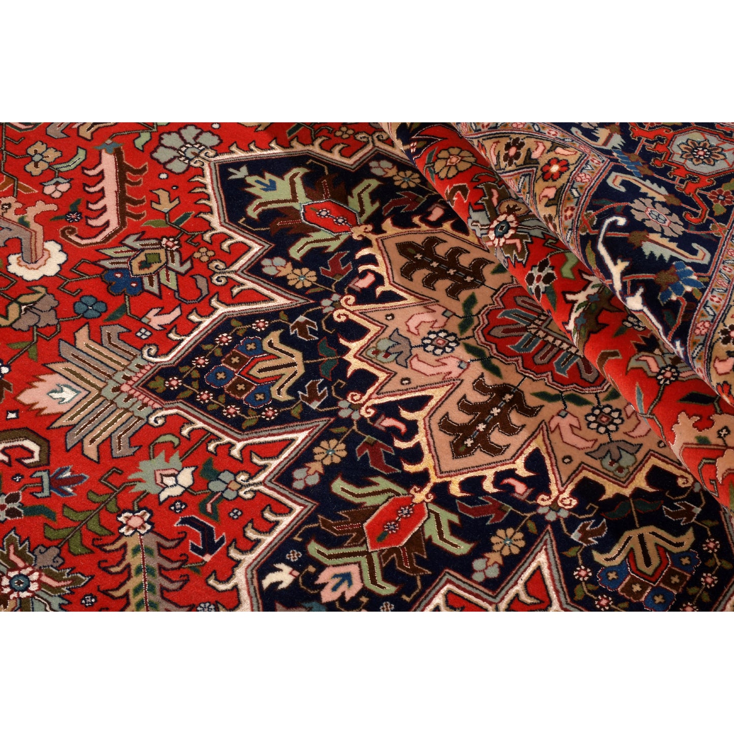 Tappeto Tabriz 50 Raj Disegno Heriz 320 X 203 cm