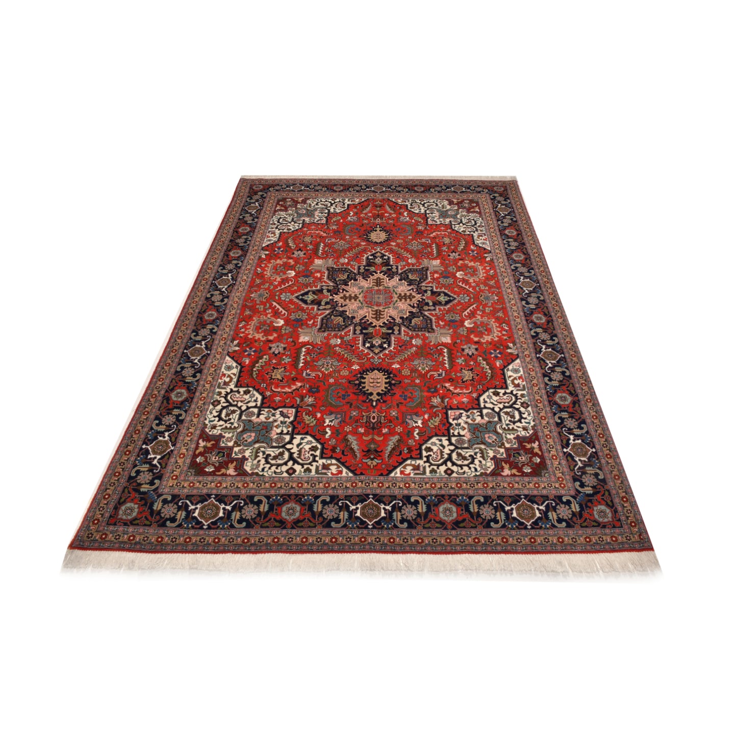 Tappeto Tabriz 50 Raj Disegno Heriz 320 X 203 cm