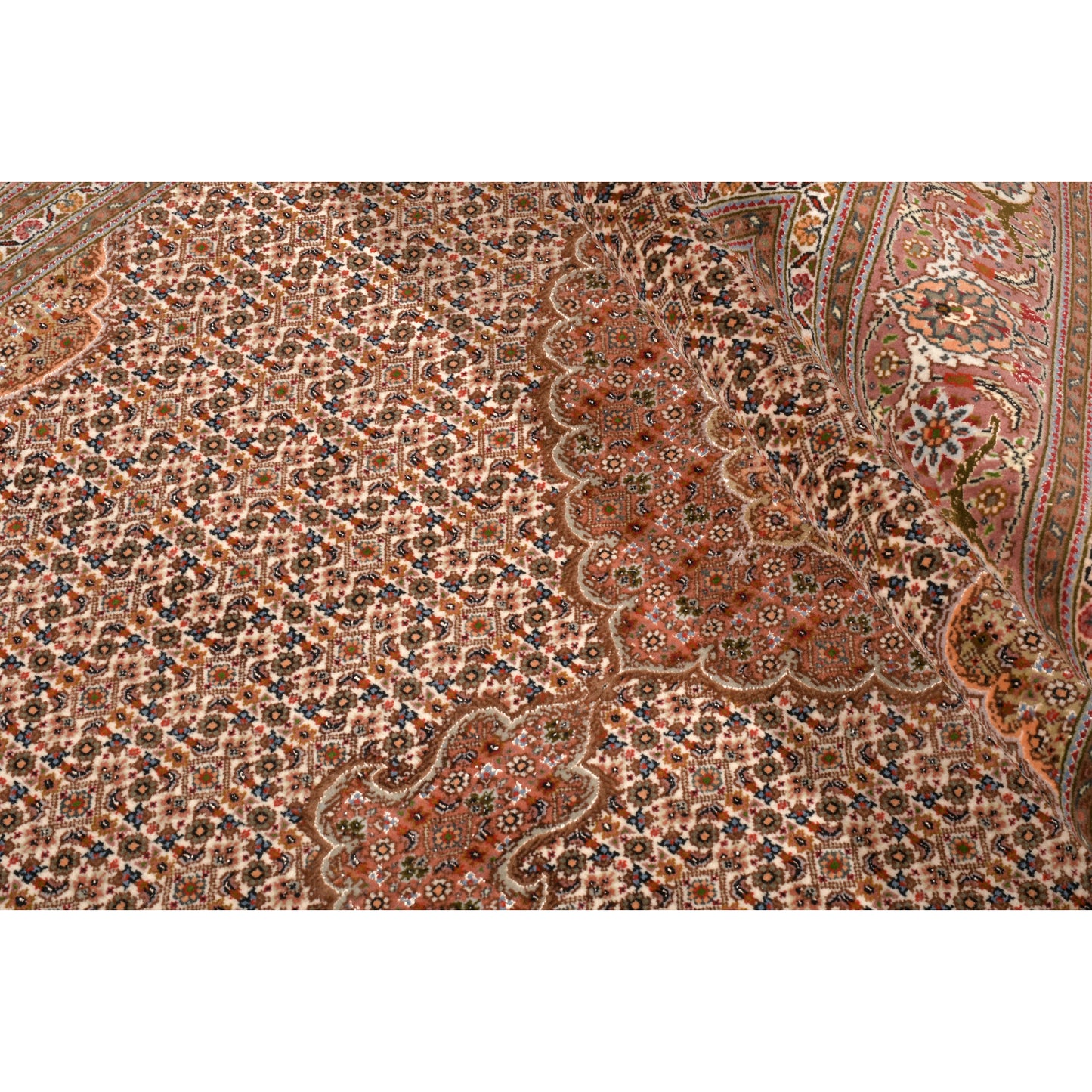 Tappeto Tabriz 50 Raj Disegno Mahi 220 X 151 cm