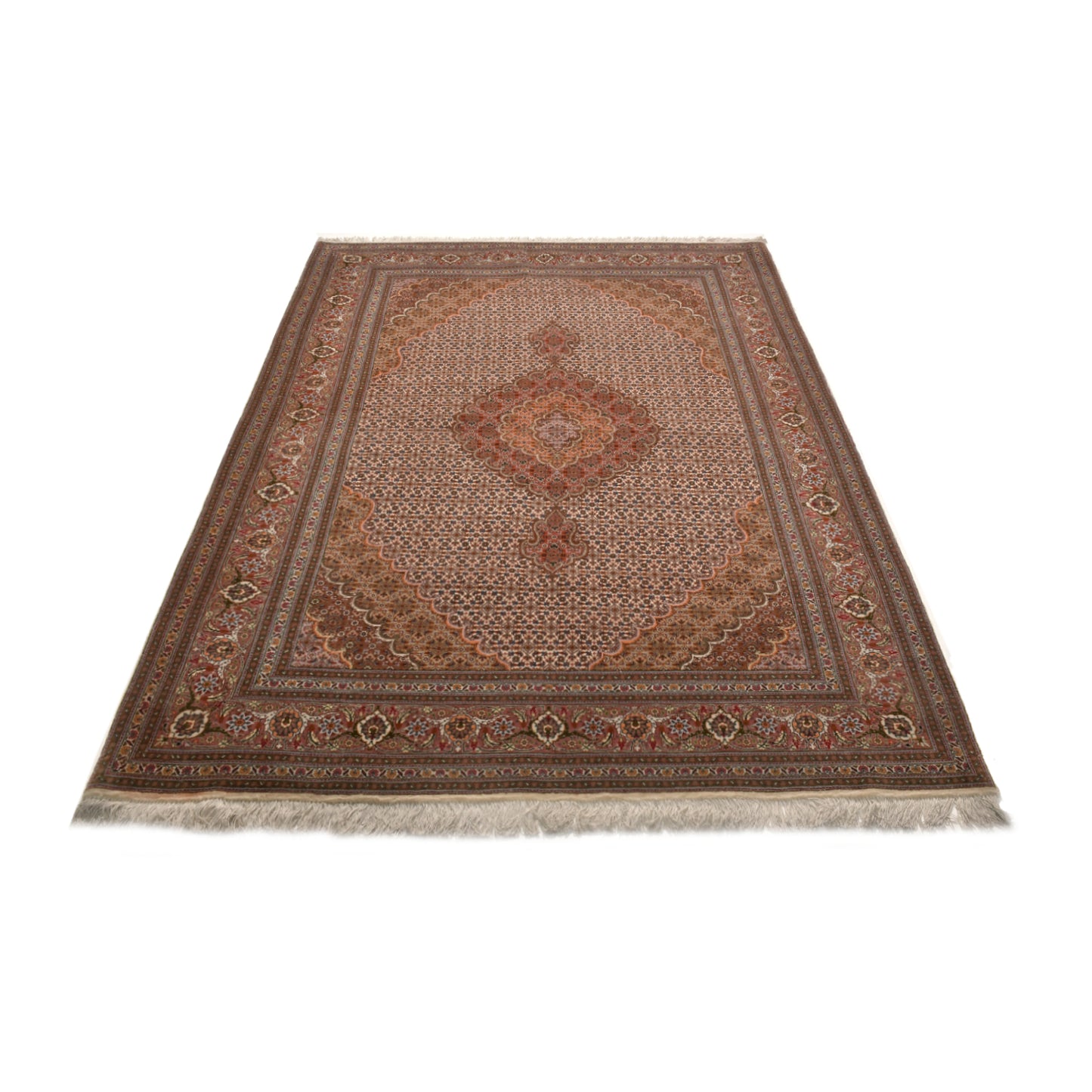 Tappeto Tabriz 50 Raj Disegno Mahi 220 X 151 cm
