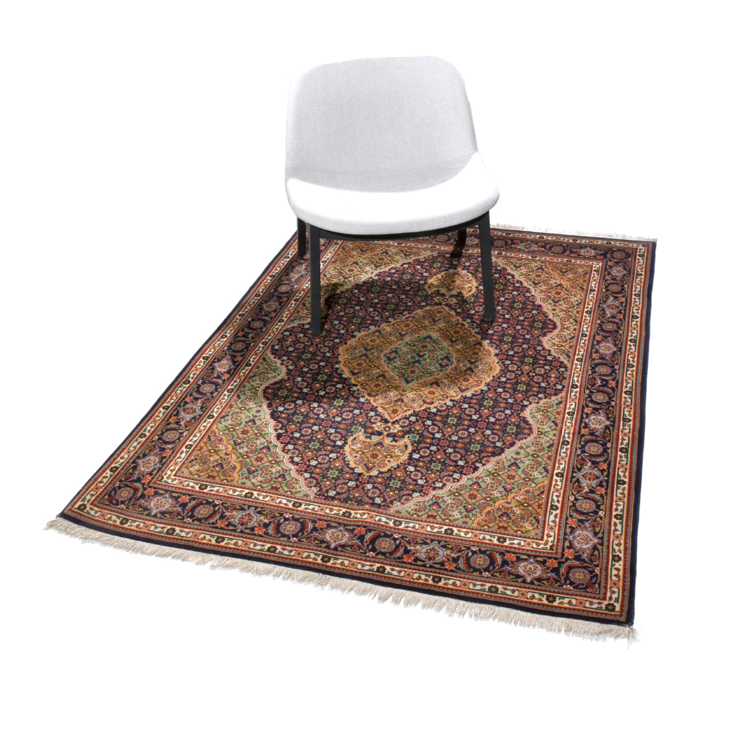 Tappeto Tabriz 40 Disegno Mahi 195 x 146 cm