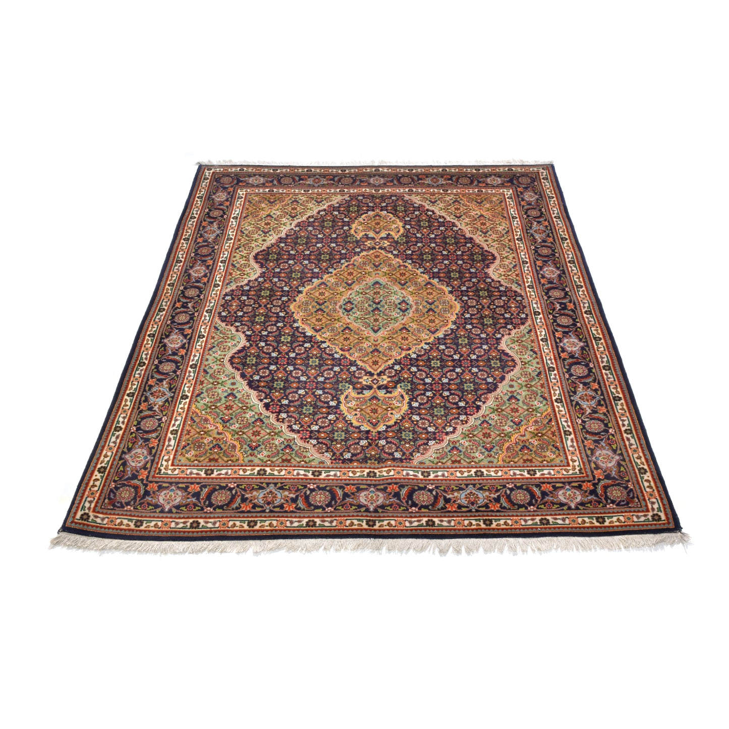 Tappeto Tabriz 40 Disegno Mahi 195 x 146 cm